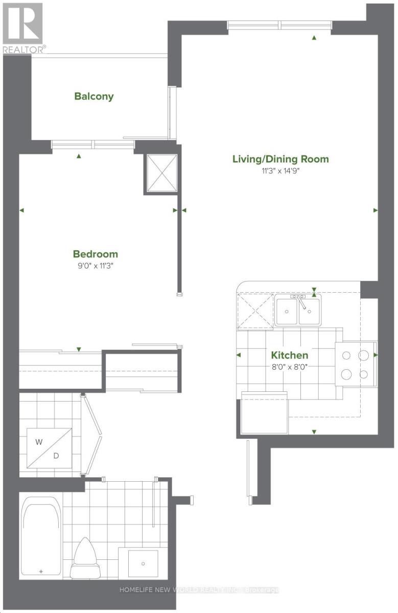 1806 - 50 Thomas Riley Road N, Toronto, Ontario  M9B 0C5 - Photo 13 - W13535976