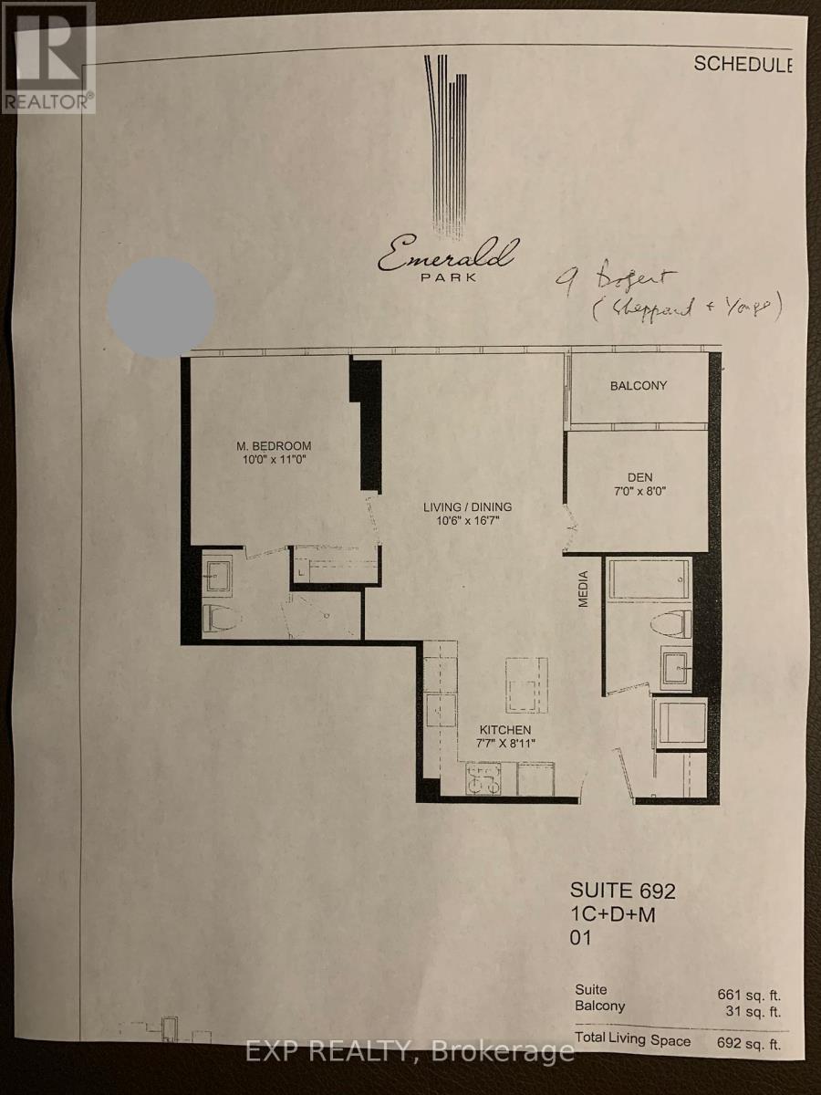 2501 - 9 Bogert Avenue, Toronto, Ontario  M2N 0H3 - Photo 15 - C13538008