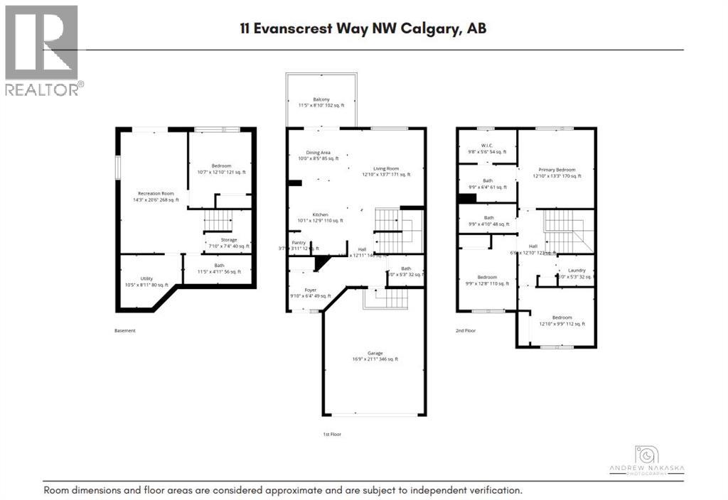 11 Evanscrest Way NW, Calgary, Alberta  T3P 0R4 - Photo 42 - A2325223