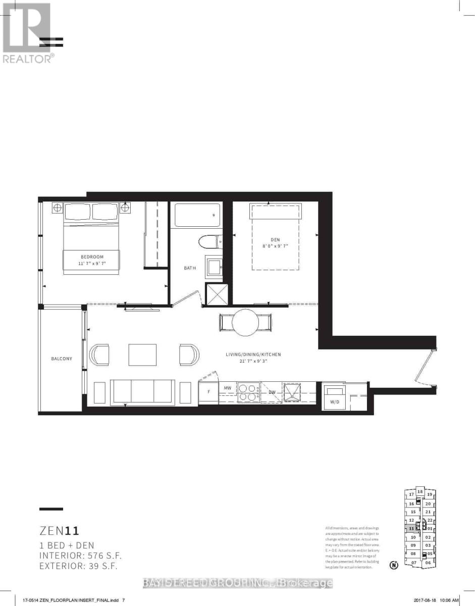 2811 - 19 Western Battery Road, Toronto, Ontario  M6K 0E3 - Photo 4 - C13542794