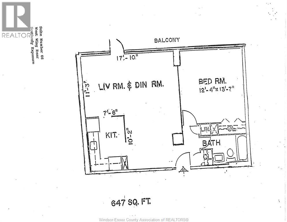 111 Riverside Drive East Unit# 408, Windsor, Ontario  N9A 2S6 - Photo 18 - 26016570