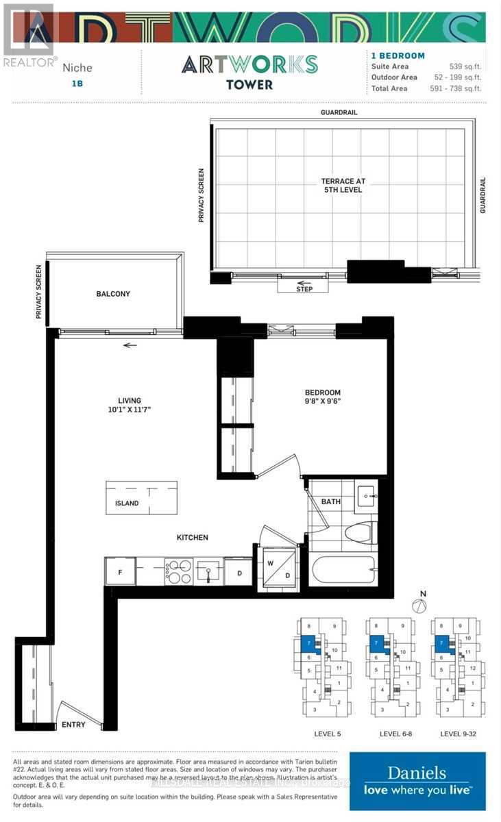 607 - 130 River Street, Toronto, Ontario  M5A 0R8 - Photo 1 - C13557450
