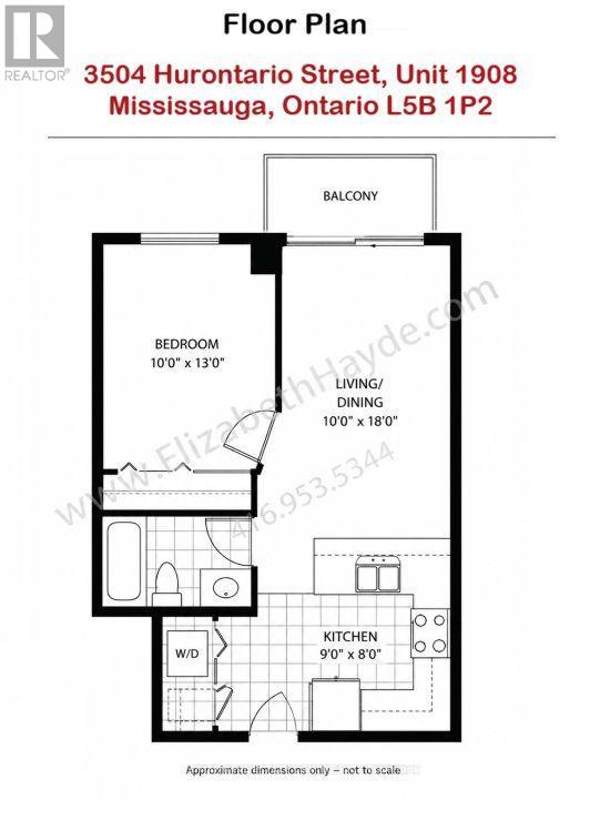 1908 - 3504 Hurontario Street, Mississauga, Ontario  L5B 1P2 - Photo 4 - W13560514