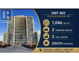 802 - 1328 BIRCHMOUNT ROAD, Toronto, Ontario