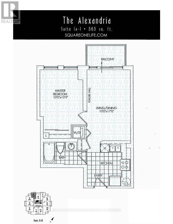 1505 - 388 Prince Of Wales Drive, Mississauga, Ontario  L5B 0A1 - Photo 16 - W13567066