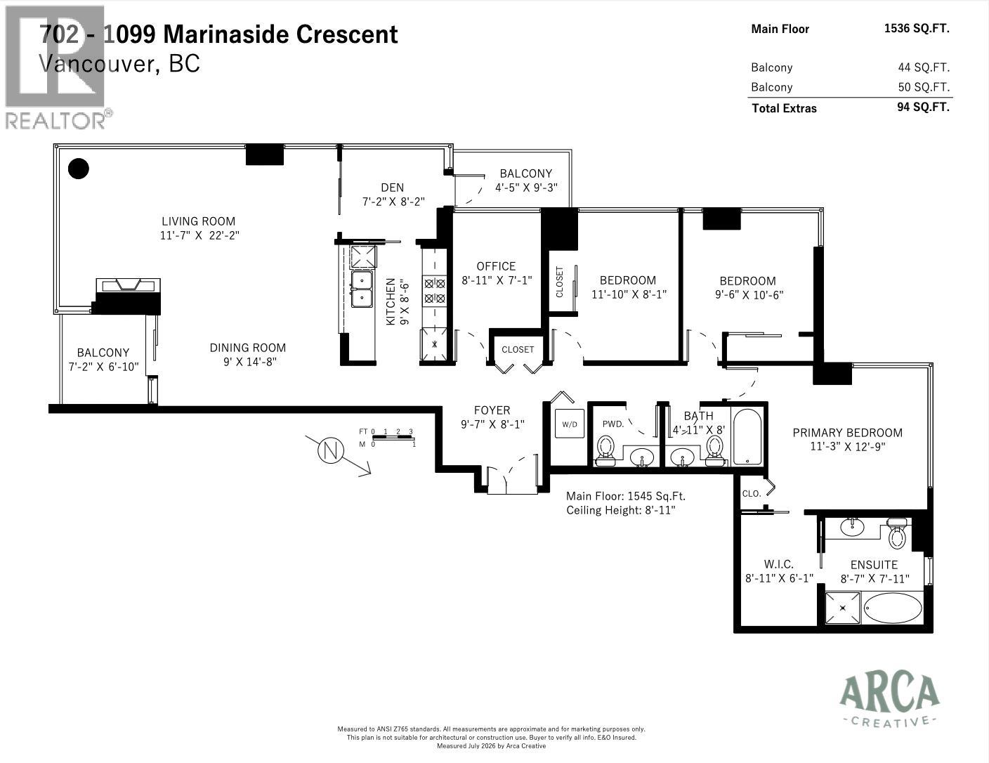 702 1099 Marinaside Crescent, Vancouver, British Columbia  V6Z 2Z3 - Photo 36 - R3146657