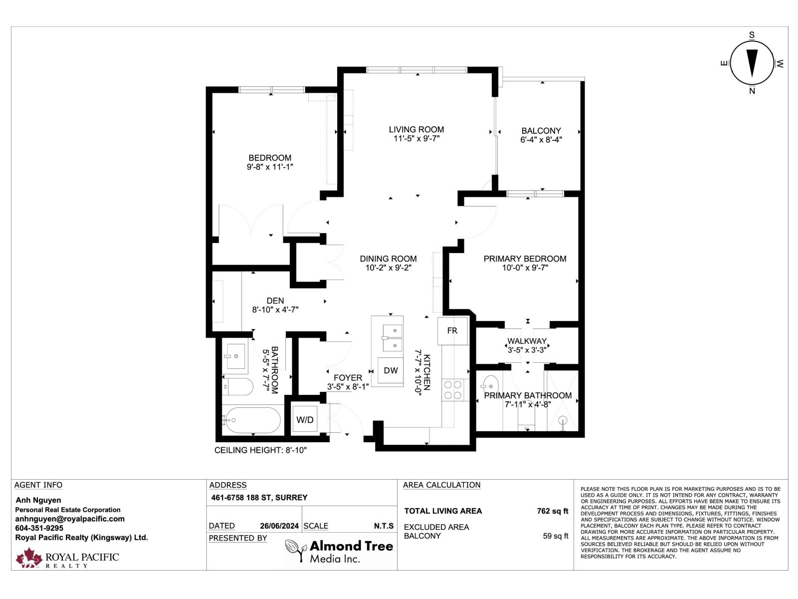 461 6758 188 STREET, Surrey, British Columbia