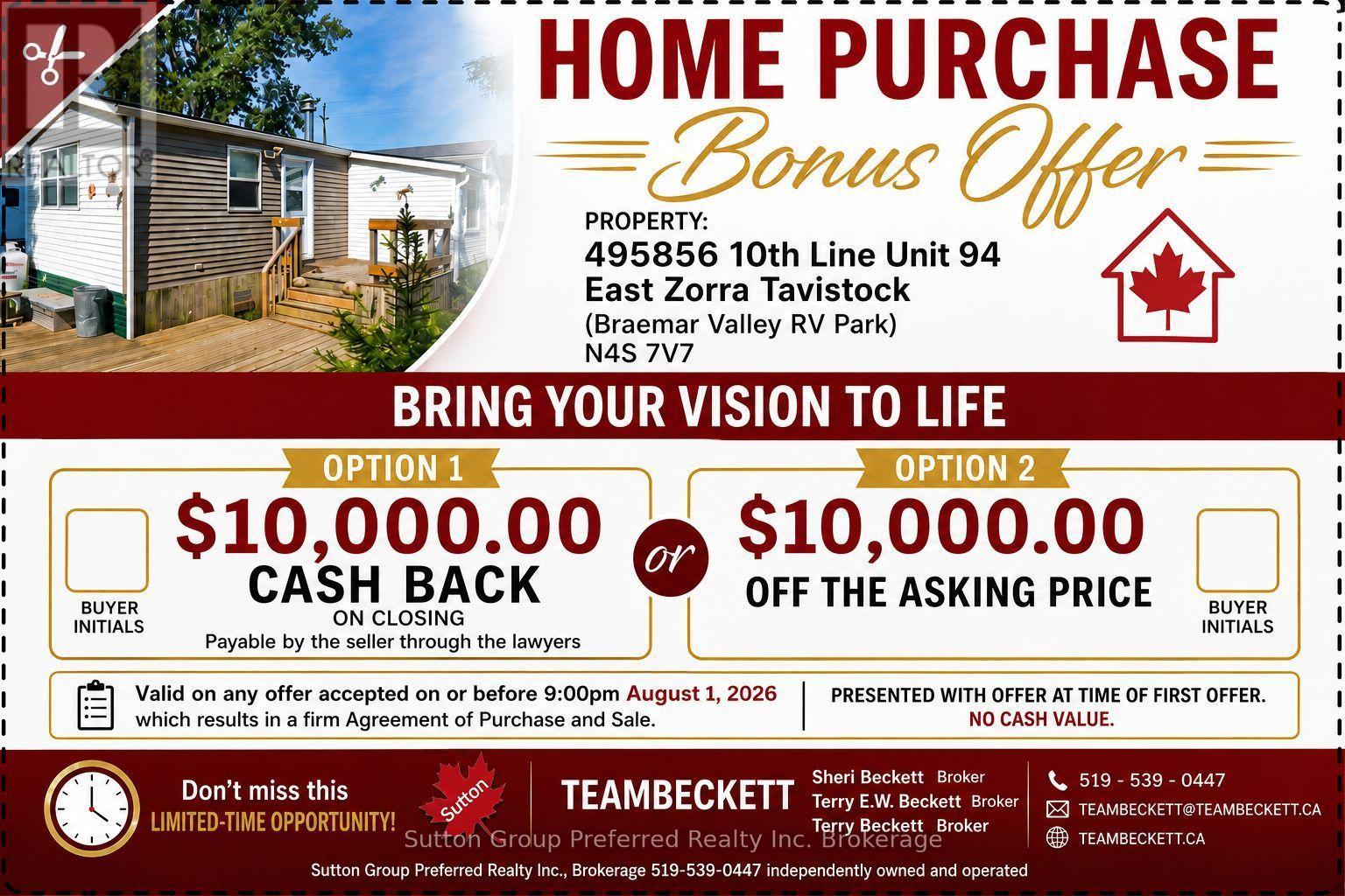 94 - 495856 10th Line, East Zorra-Tavistock, Ontario  N4S 7V7 - Photo 2 - X12911472