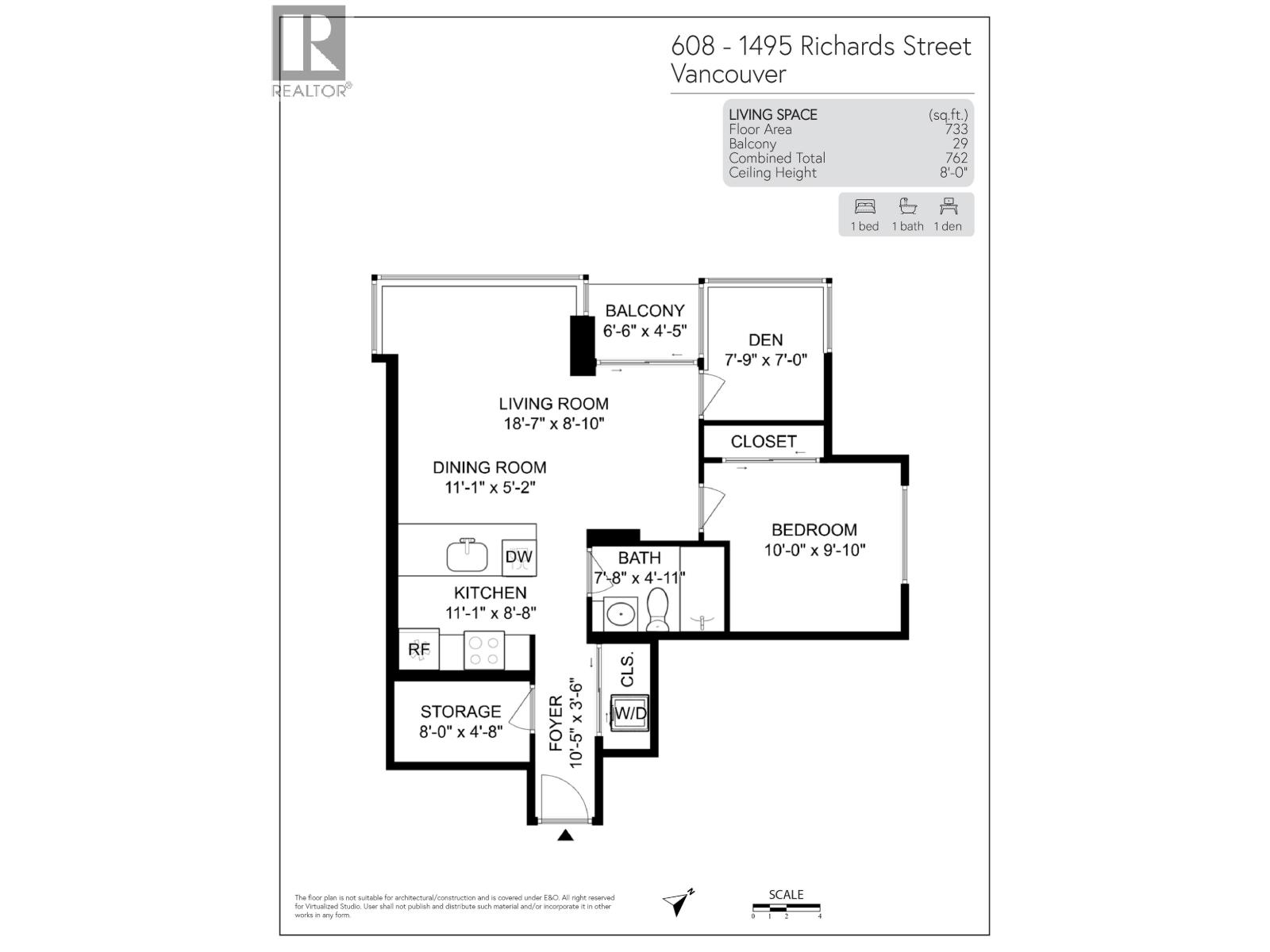608 1495 Richards Street, Vancouver, British Columbia  V6Z 3E3 - Photo 33 - R3148017