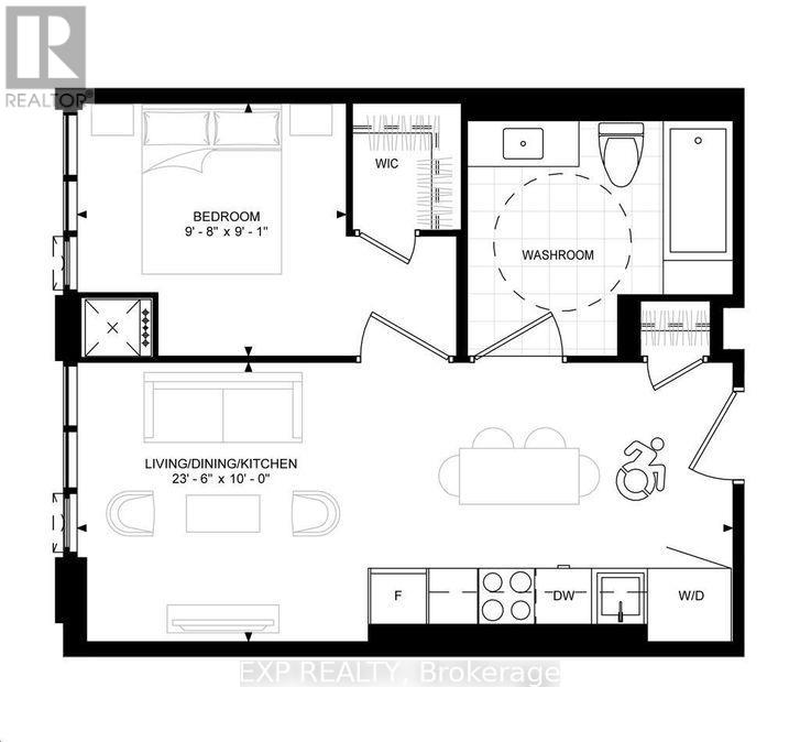 1619 - 400 King Street W, Toronto, Ontario  M5V 0X8 - Photo 2 - C13586792