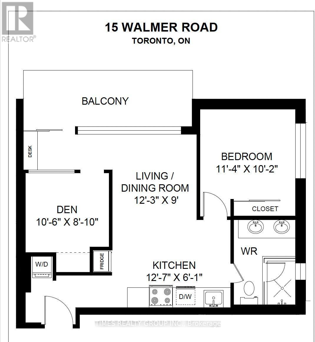 1001 - 15 Walmer Road, Toronto, Ontario  M5R 2X1 - Photo 7 - C13592934