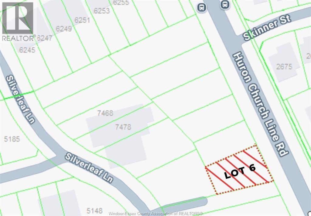 MLS# 26016566: V/L Huron Church Line ROAD Unit# LOT #6, LaSalle, Canada