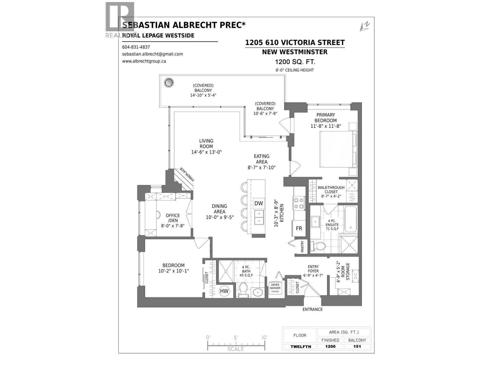 1205 610 Victoria Street, New Westminster, British Columbia  V3M 0A5 - Photo 31 - R3148633