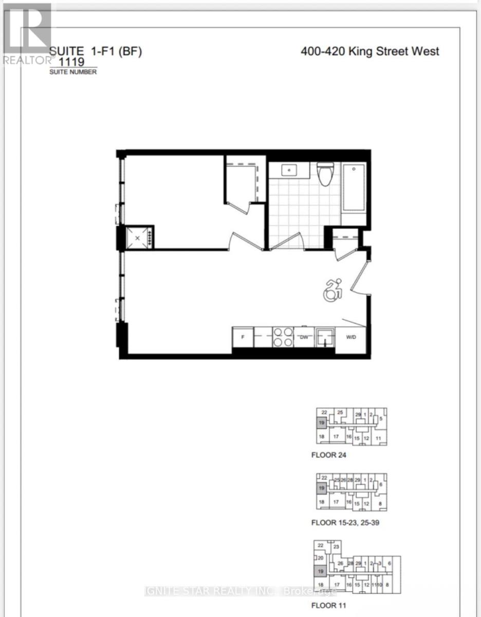 1119 - 400 King Street W, Toronto, Ontario  M5V 0X8 - Photo 8 - C13605114
