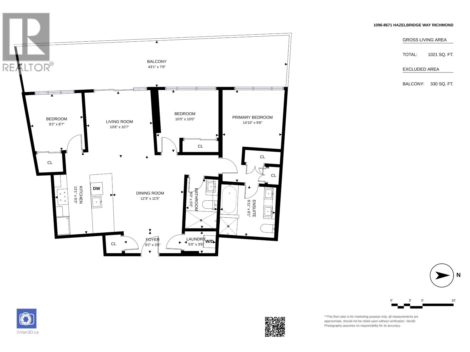 1096 8671 Hazelbridge Way, Richmond, British Columbia  V6X 0W9 - Photo 40 - R3147115