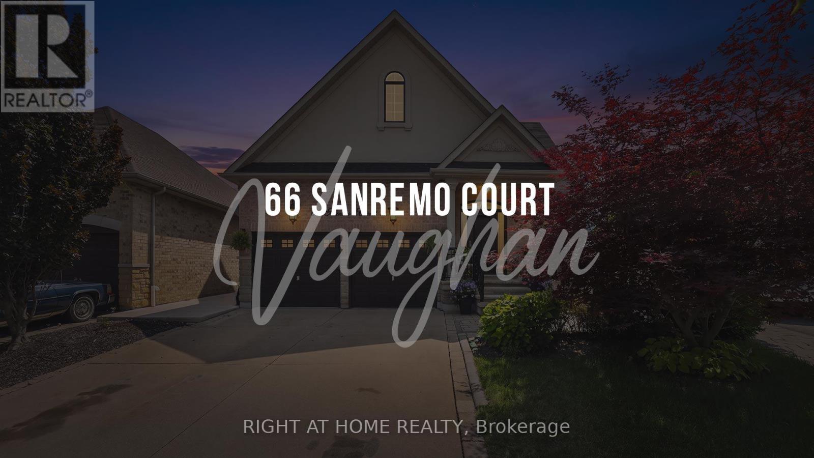 66 SANREMO COURT, Vaughan, Ontario