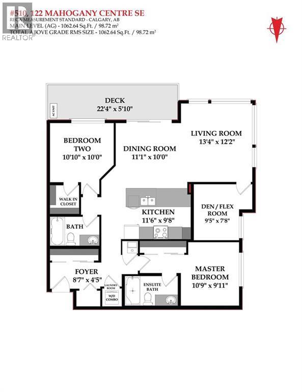 501, 122 Mahogany Centre SE, Calgary, Alberta T3M 2Y1 - Photo 3 - A2328809