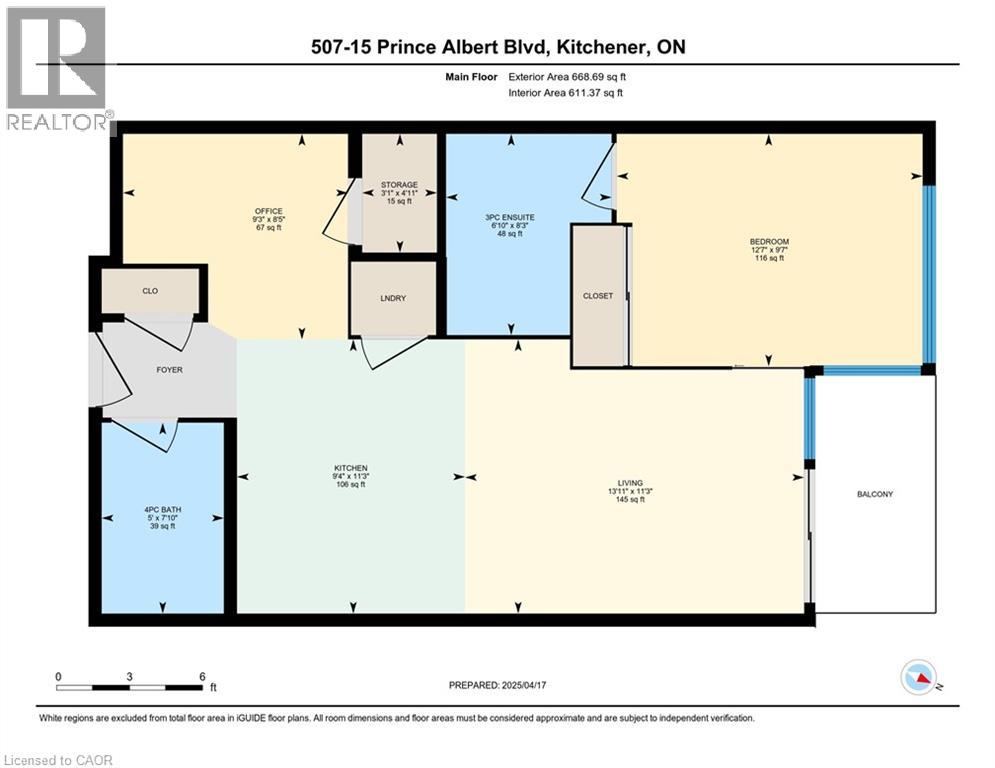 15 Prince Albert Boulevard Unit# 507, Kitchener, Ontario  N2H 0C2 - Photo 15 - 40820667