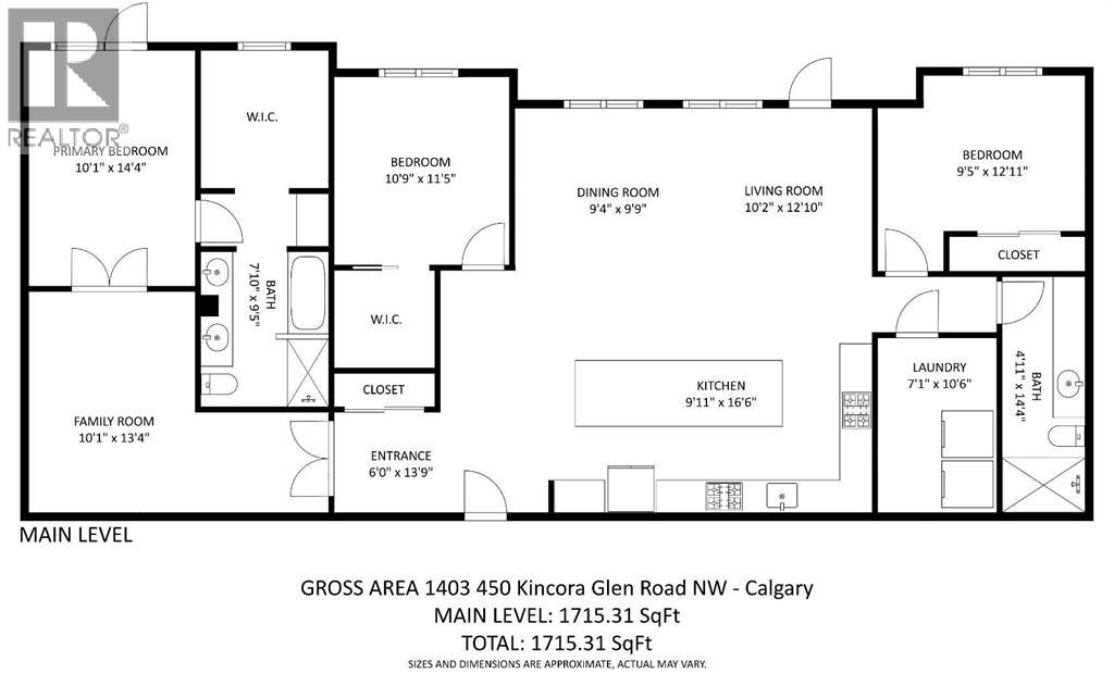 1403, 450 Kincora Glen Road NW, Calgary, Alberta  T3R 1S2 - Photo 44 - A2323948