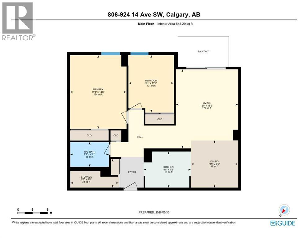 806, 924 14 Avenue Sw, Calgary, Alberta T2R 0N7 - Photo 4 - A2316701