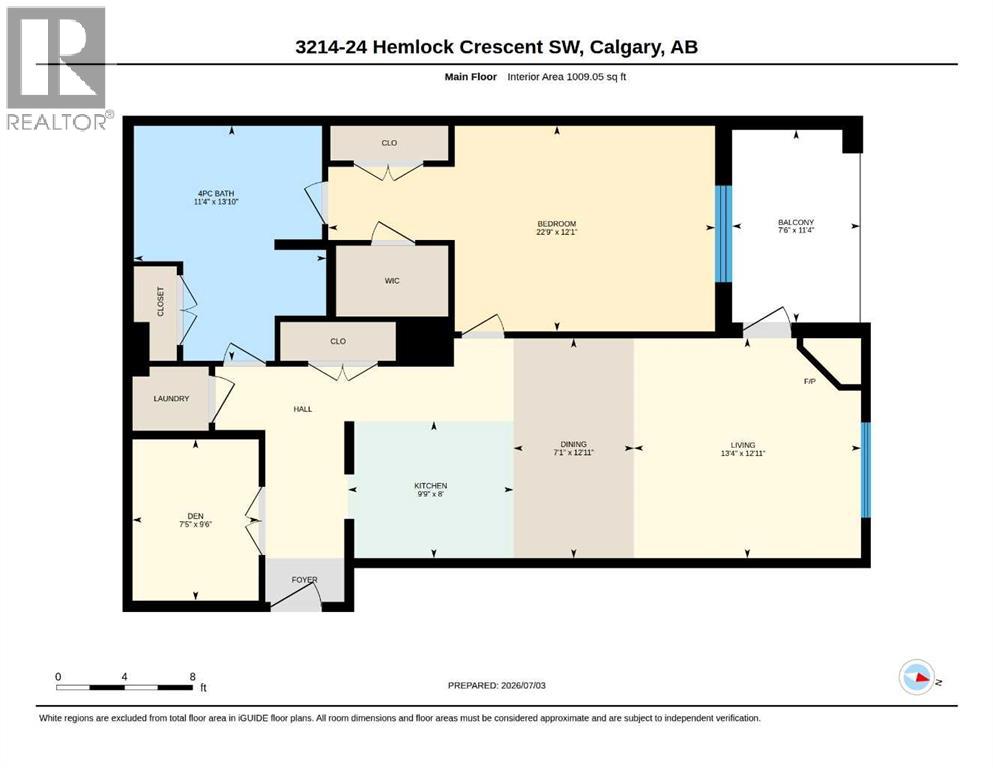 3214, 24 Hemlock Crescent SW, Calgary, Alberta  T3C 2Z1 - Photo 22 - A2326381