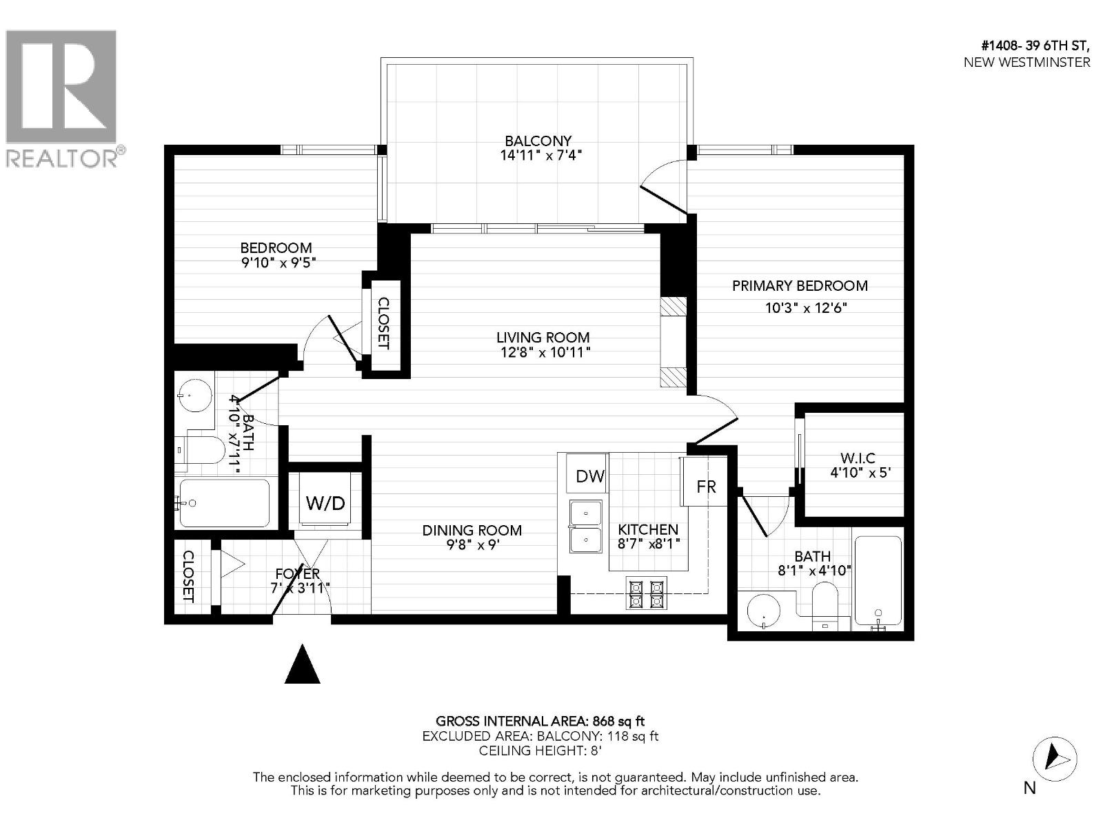 1408 39 Sixth Street, New Westminster, British Columbia  V3L 0B3 - Photo 22 - R3151639