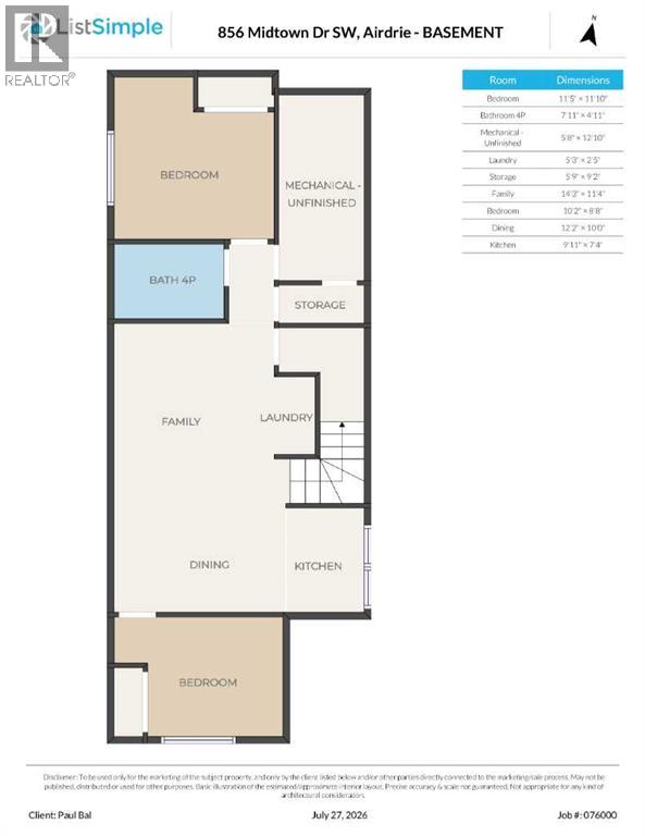 856 Midtown Drive SW, Airdrie, Alberta  T4B 5K9 - Photo 43 - A2333096