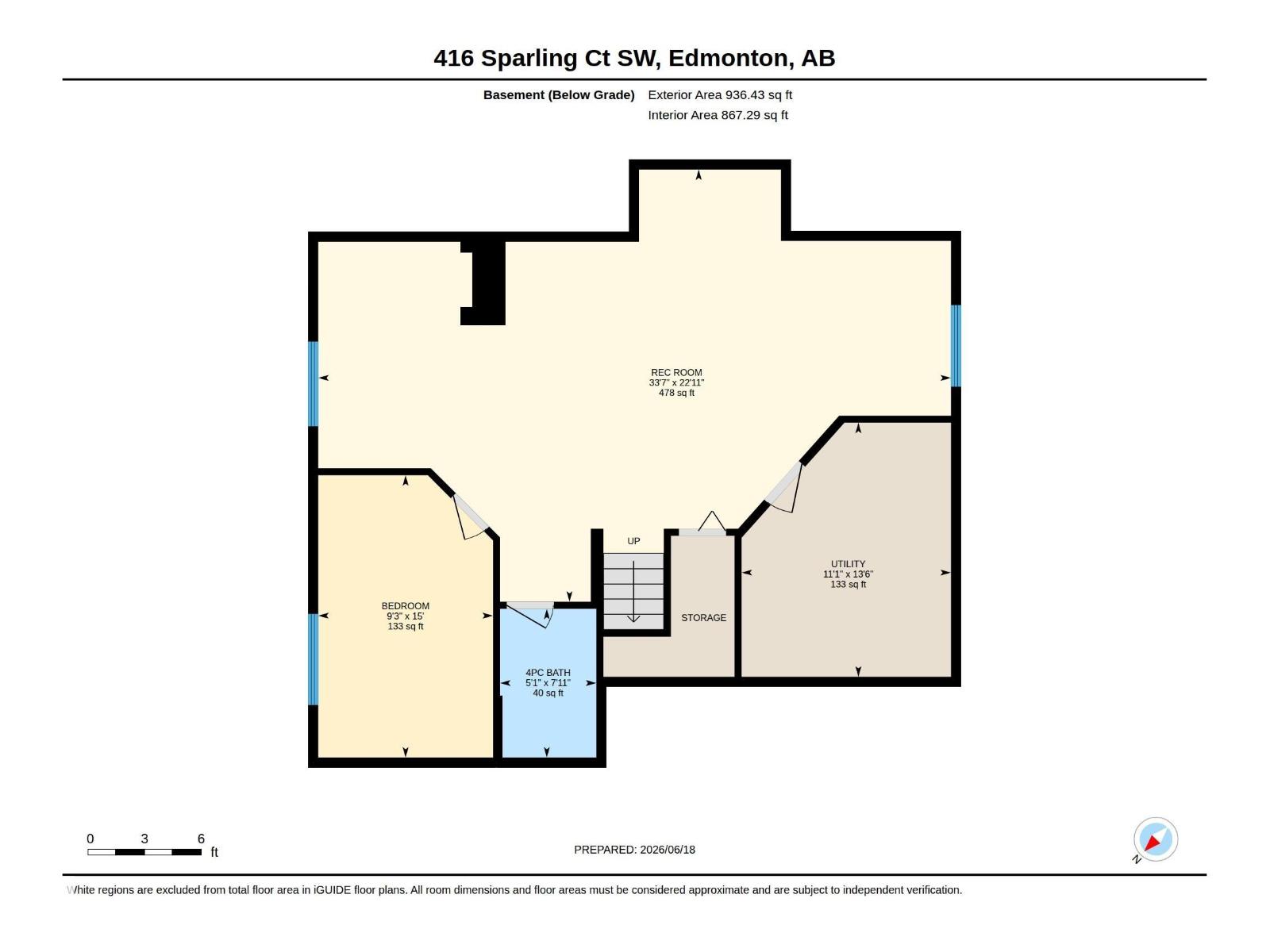 416 Sparling Ct SW, Edmonton, Alberta  T6X 1G9 - Photo 46 - E4501708
