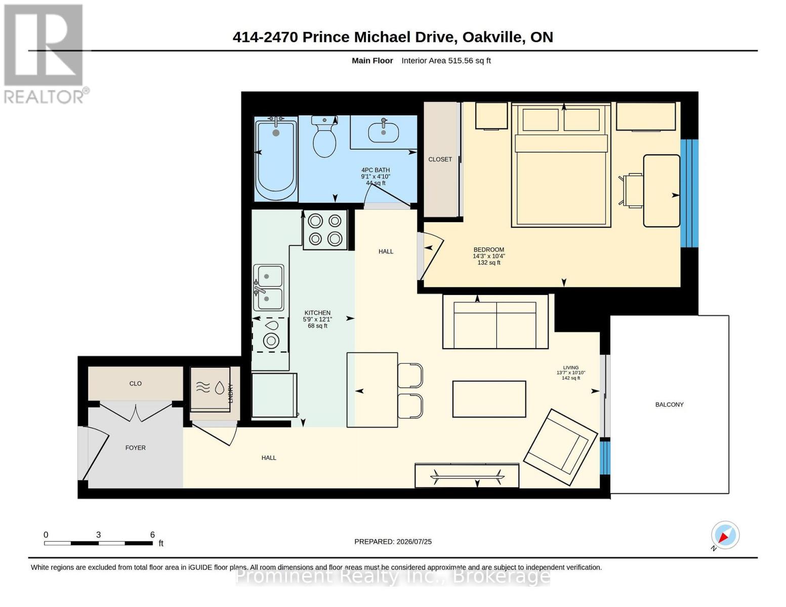 414 - 2470 Prince Michael Drive, Oakville, Ontario  L6H 0G9 - Photo 5 - W13628444