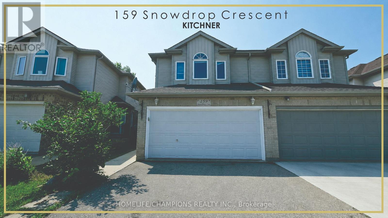 159 SNOWDROP CRESCENT, Kitchener, Ontario