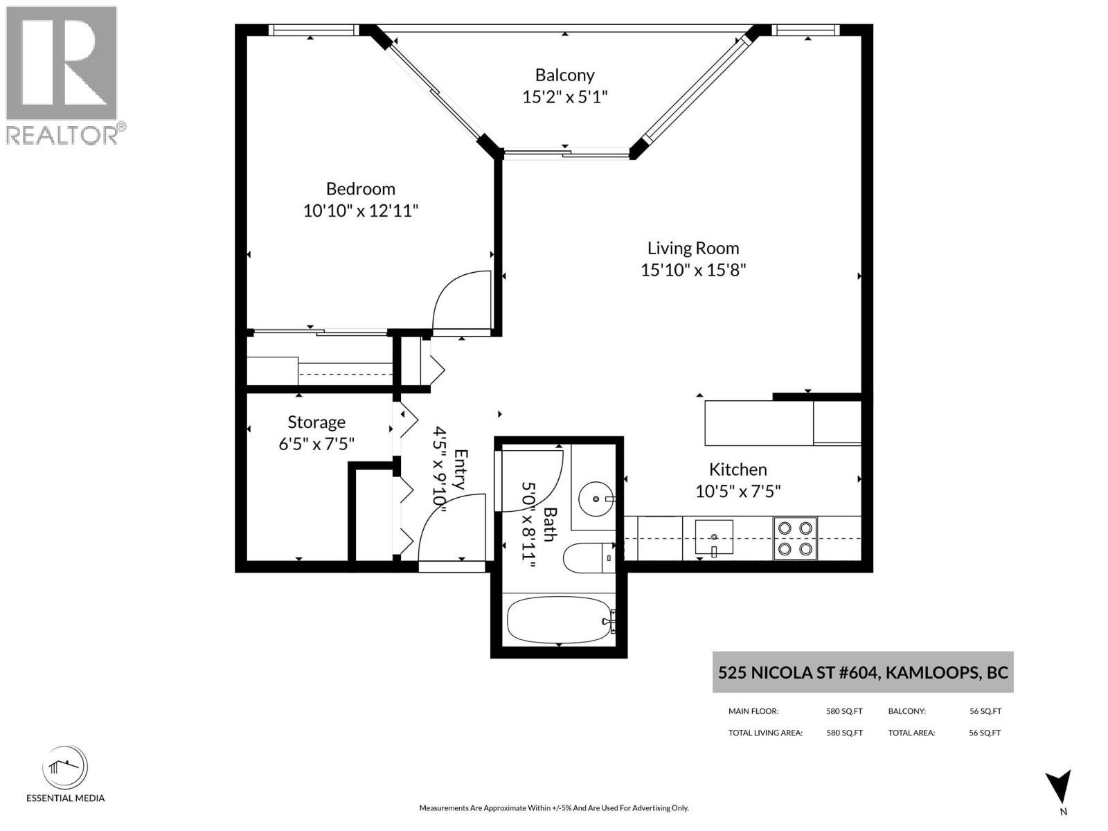 525 Nicola Street Unit# 604, Kamloops, British Columbia  V2C 6J5 - Photo 26 - 10394470