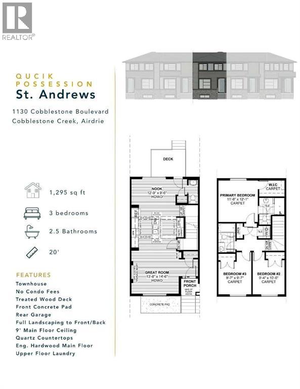 195 Lanark Boulevard SE, Airdrie, Alberta  T4A 3R7 - Photo 3 - A2334189