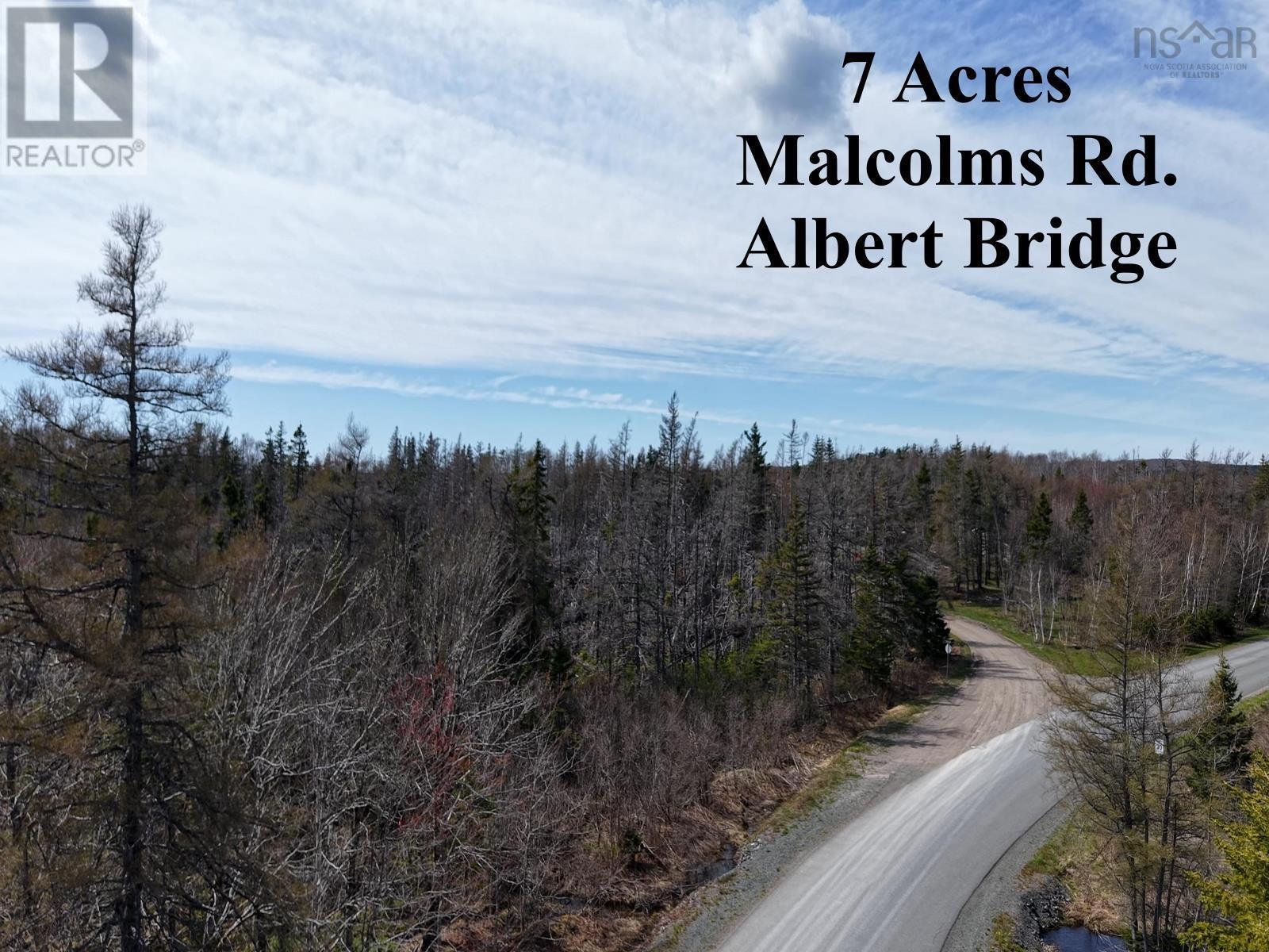 Malcolms Road, Albert Bridge, Nova Scotia