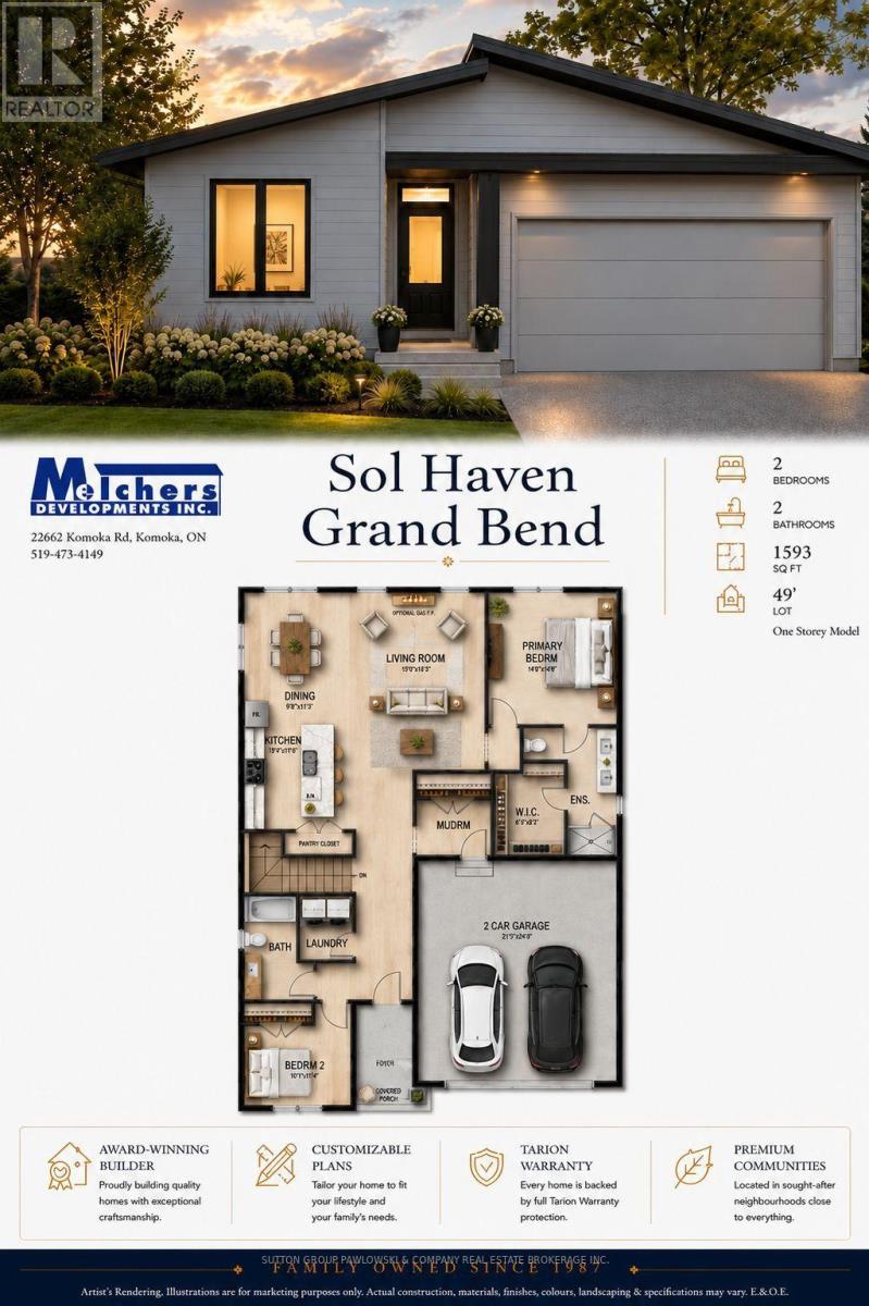 Lot #25 - 87 Dearing Drive, South Huron, Ontario  N0M 1T0 - Photo 3 - X13062794