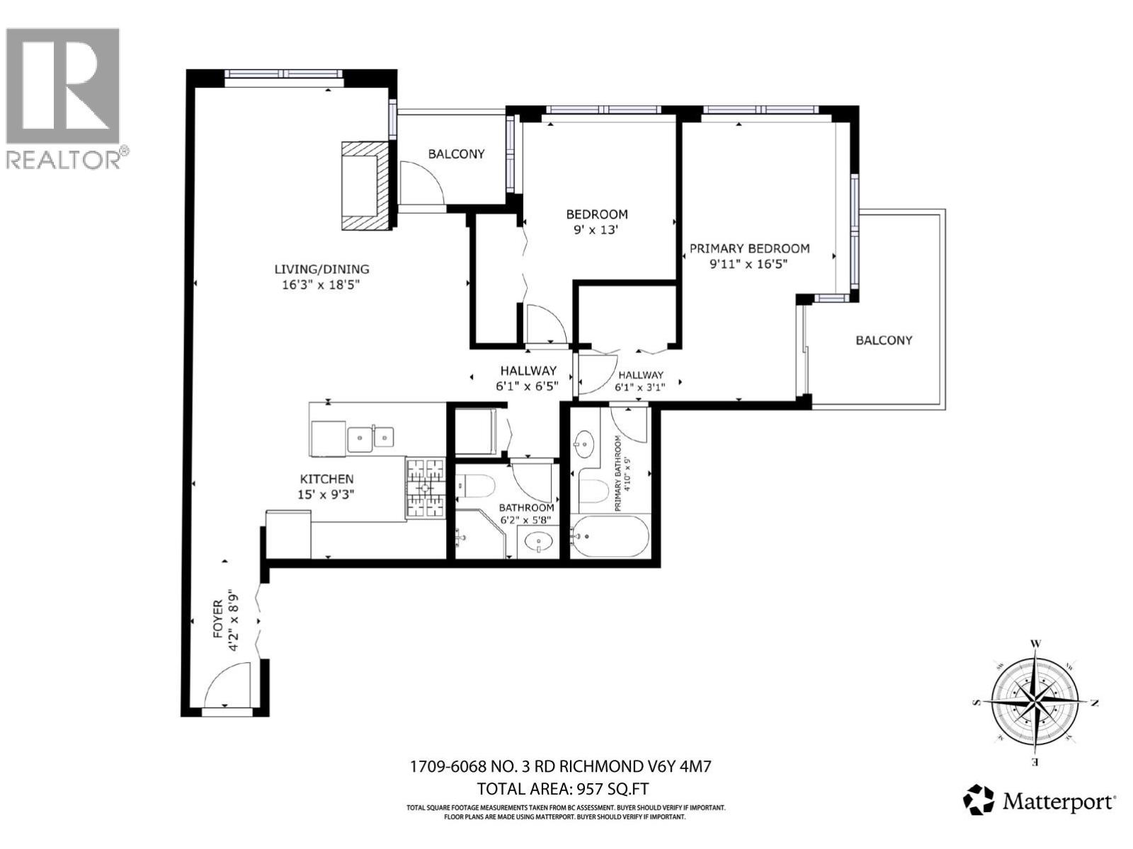 1709 6068 No. 3 Road, Richmond, British Columbia  V6Y 4M7 - Photo 32 - R3131235