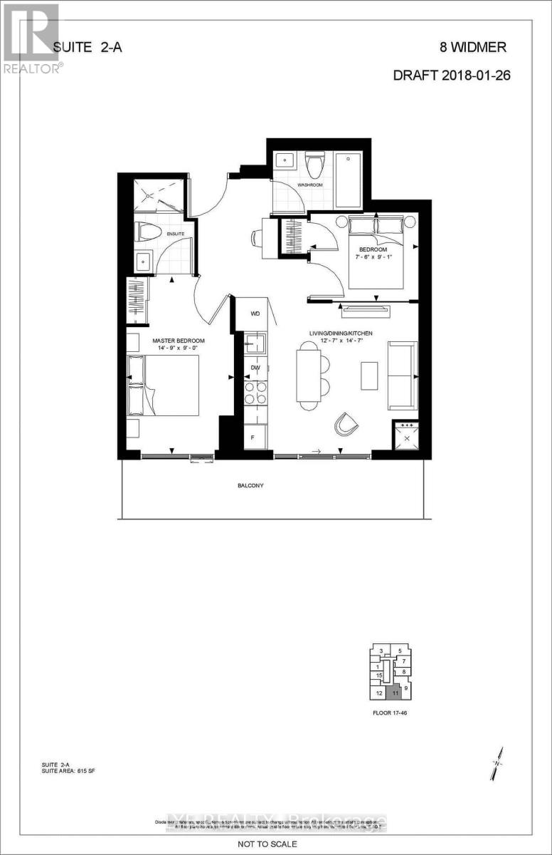 2711 - 8 Widmer Street, Toronto, Ontario M5V 0W6 - Photo 9 - C13631834