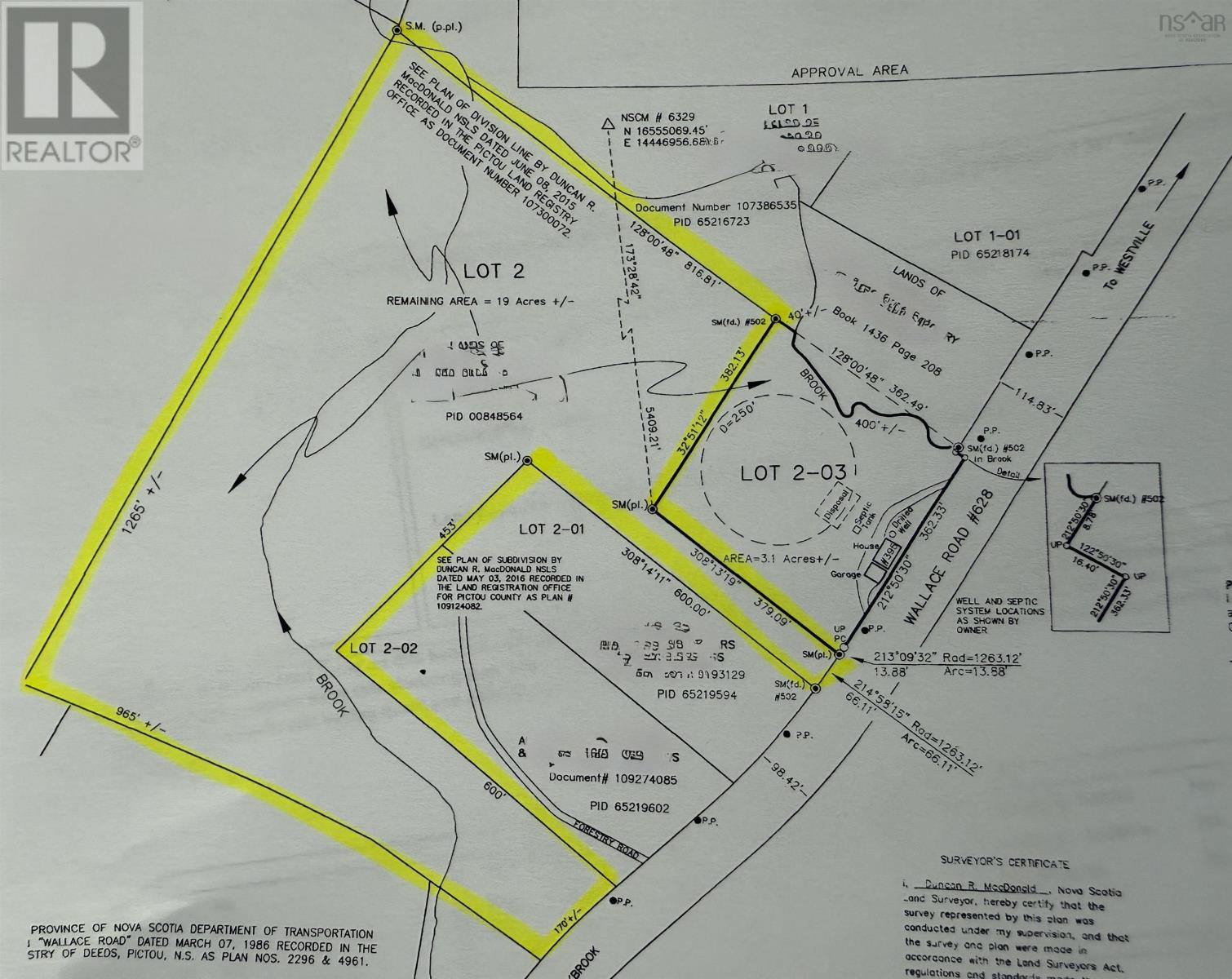Lot 19 Acres+- Wallace Road, Hazel Glen, Nova Scotia  B0K 2A0 - Photo 2 - 202619442
