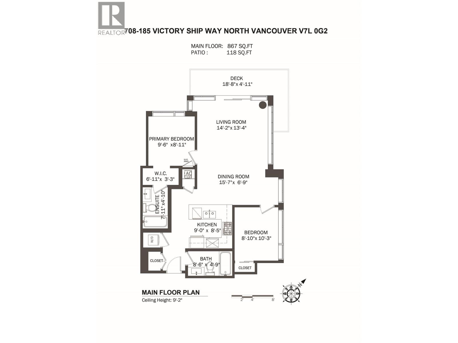 708 185 Victory Ship Way, North Vancouver, British Columbia  V7L 0G2 - Photo 21 - R3152196