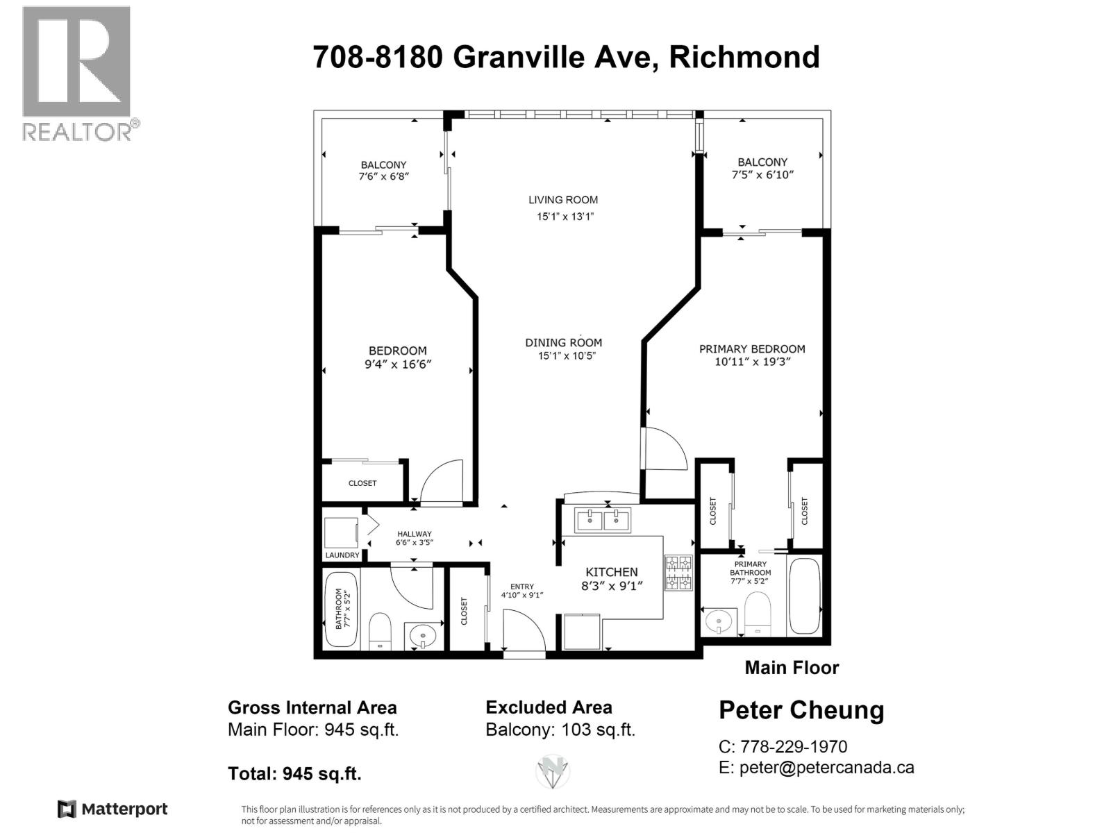 708 8180 Granville Avenue, Richmond, British Columbia  V6Y 4G1 - Photo 20 - R3140327
