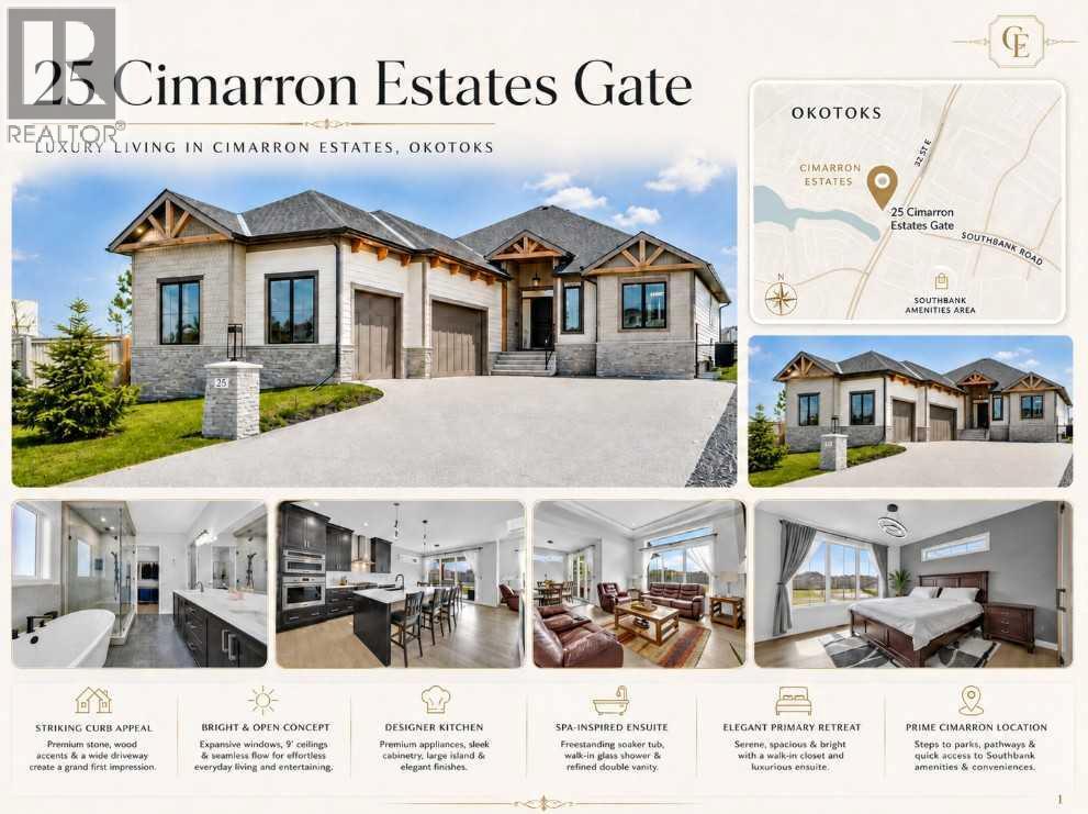 25 Cimarron Estates Gate, Okotoks, Alberta  T1S 0M9 - Photo 2 - A2307466