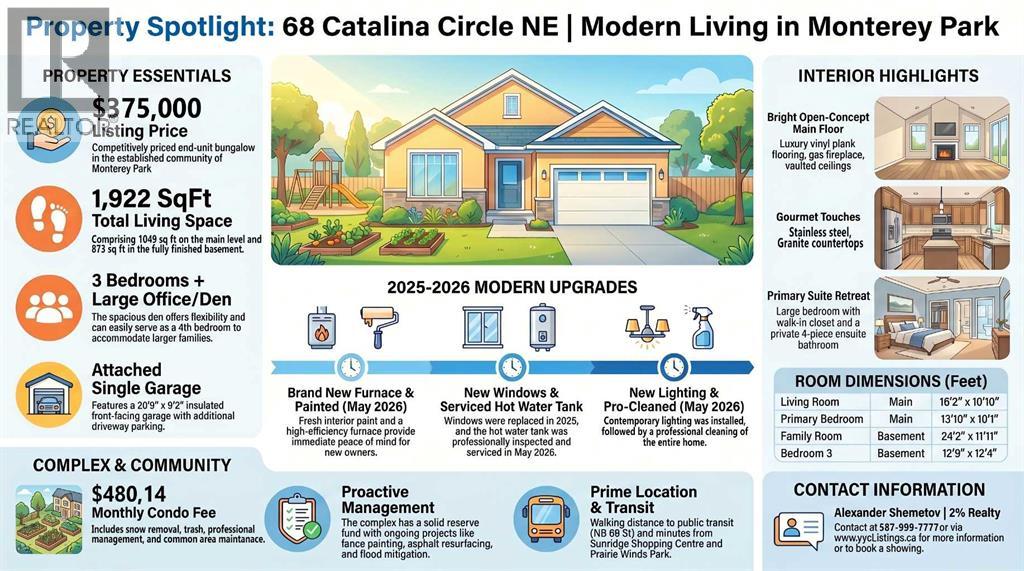 68 Catalina Circle NE, Calgary, Alberta  T1Y 7B7 - Photo 3 - A2332478