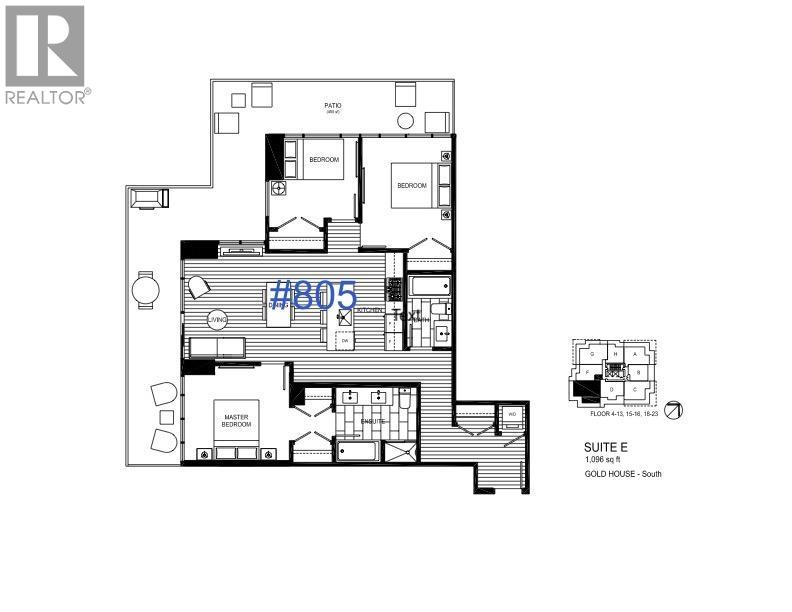 805 6288 Cassie Avenue, Burnaby, British Columbia  V5H 0H7 - Photo 16 - R3111813