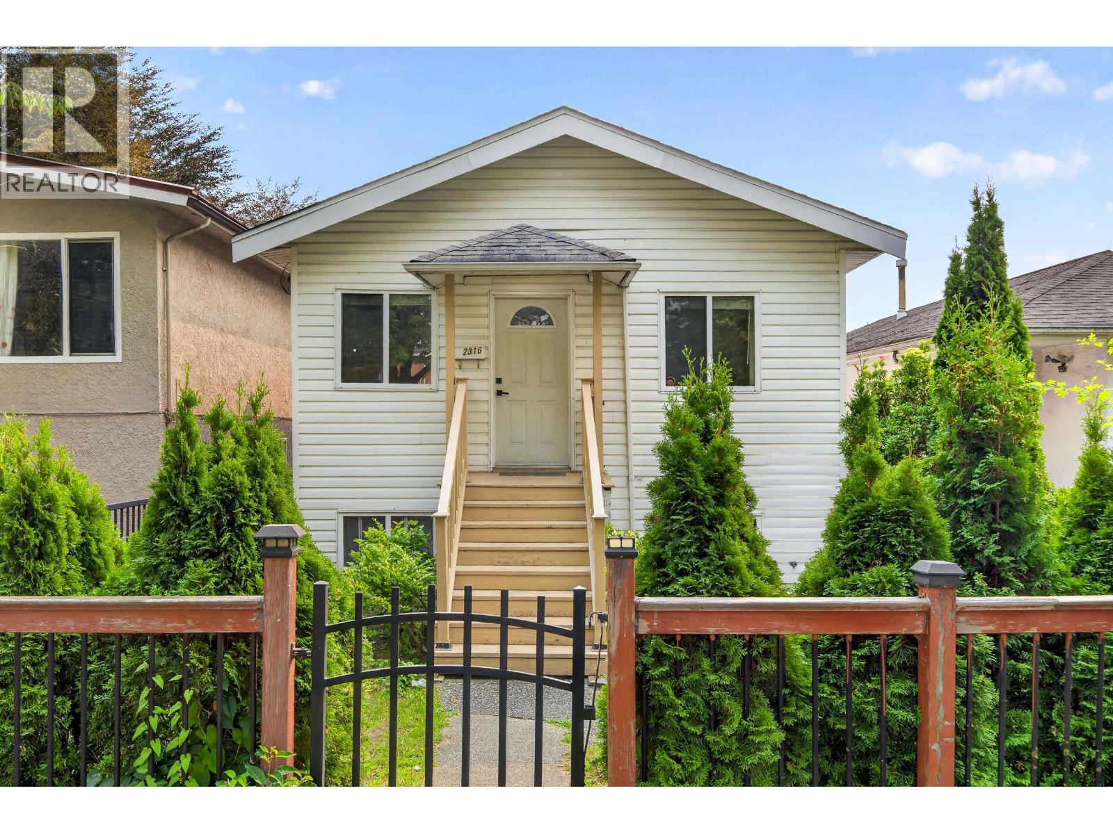 2316 NANAIMO STREET, Vancouver, British Columbia
