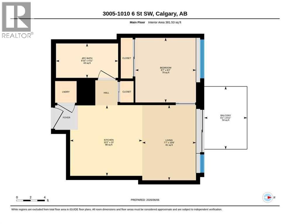 3005, 1010 6 Street SW, Calgary, Alberta  T2R 1B4 - Photo 33 - A2318832
