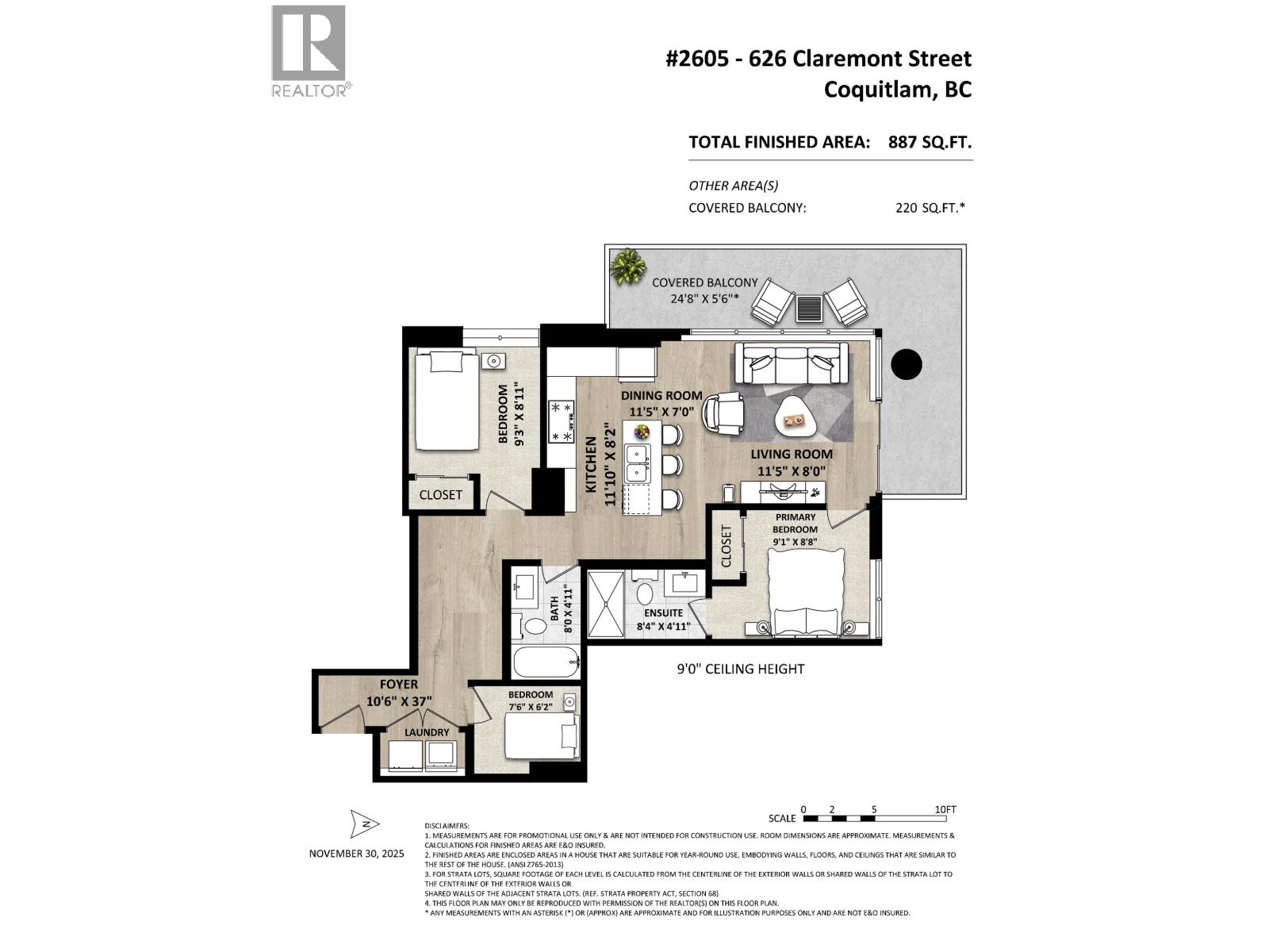 2605 626 Claremont Street, Coquitlam, British Columbia V3J 0T1 - Photo 38 - R3153032