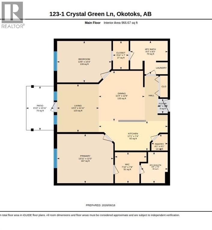 123, 1 Crystal Green, Okotoks, Alberta  T1S 0C5 - Photo 32 - A2322488