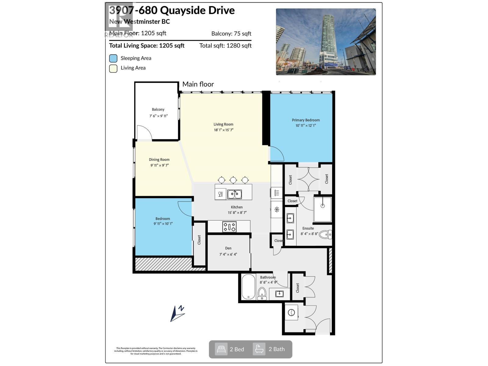 3907 680 Quayside Drive, New Westminster, British Columbia  V3M 0P2 - Photo 25 - R3153126