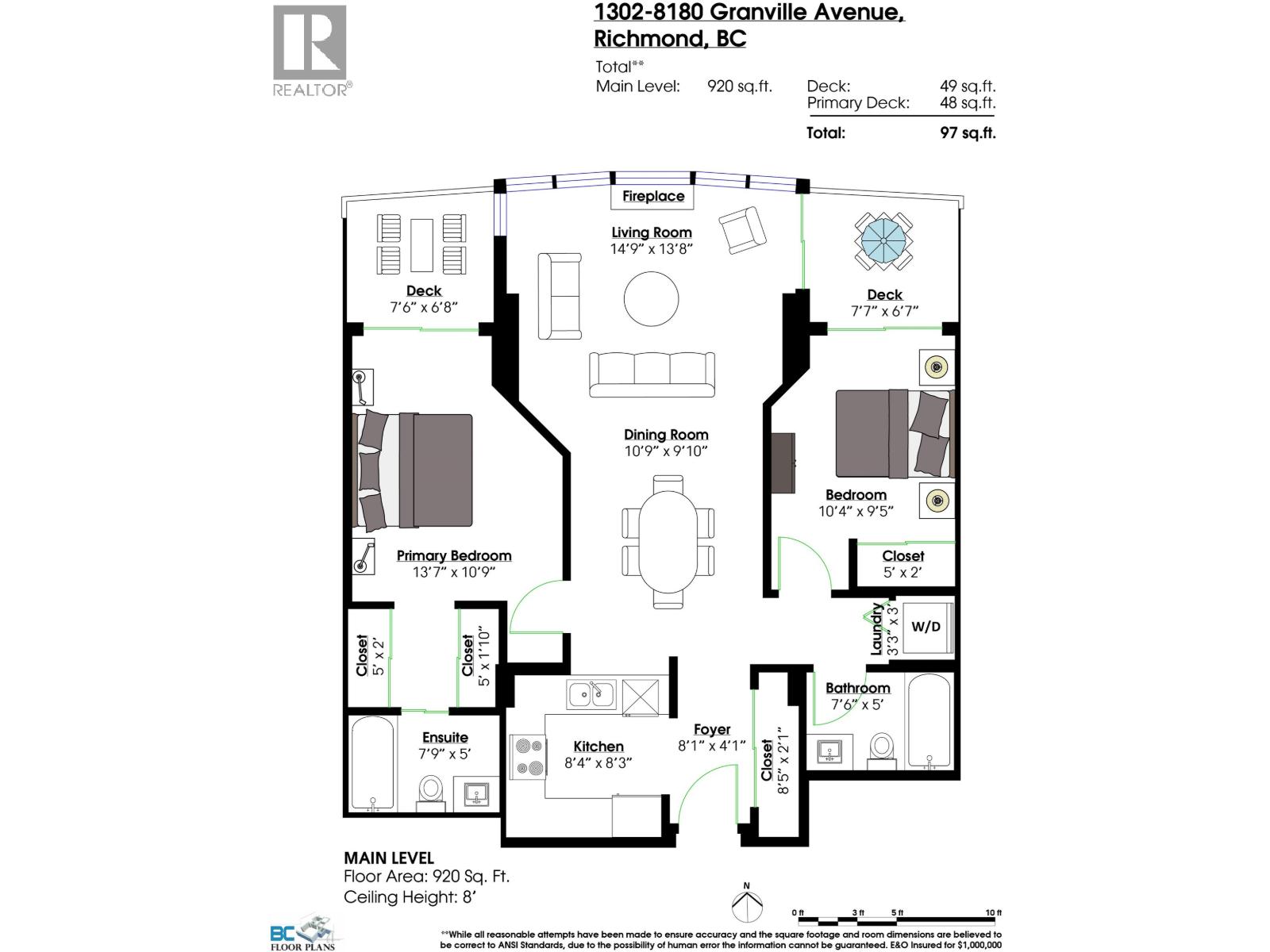 1302 8180 Granville Avenue, Richmond, British Columbia  V6Y 4G1 - Photo 33 - R3152272