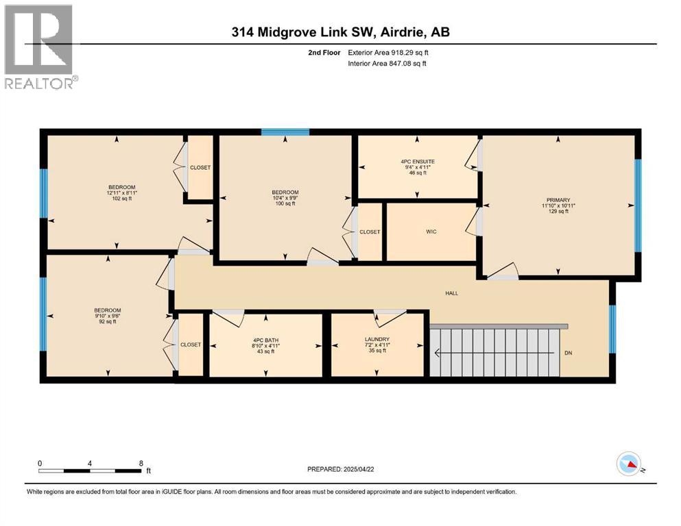 314 Midgrove Link SW, Airdrie, Alberta  T4B 5K8 - Photo 44 - A2313163
