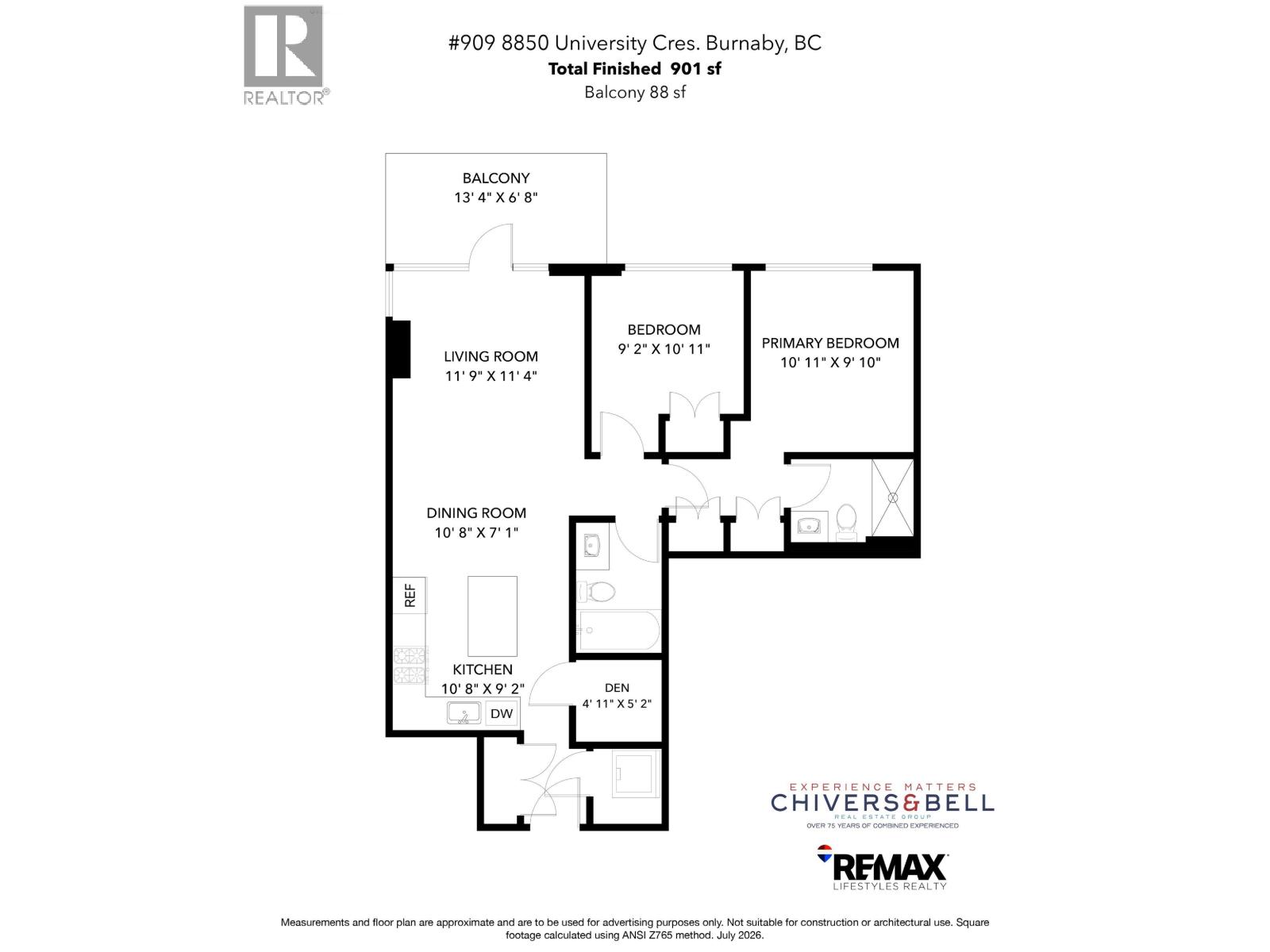 909 8850 University Crescent, Burnaby, British Columbia  V5A 0C8 - Photo 40 - R3148729